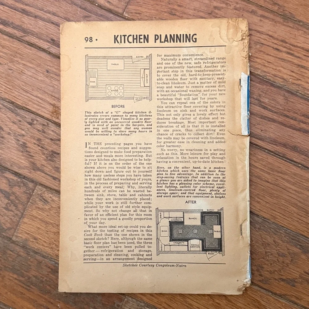 Vintage 1939 Modern Hostess Cook Book Magazine as is